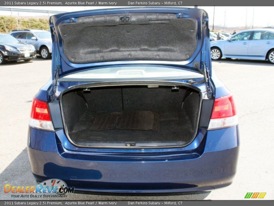 2011 Subaru Legacy 2.5i Premium Azurite Blue Pearl / Warm Ivory Photo #8