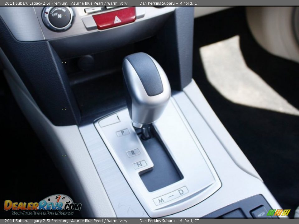 2011 Subaru Legacy 2.5i Premium Azurite Blue Pearl / Warm Ivory Photo #13