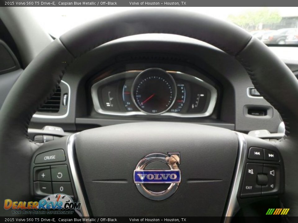 2015 Volvo S60 T5 Drive-E Steering Wheel Photo #16