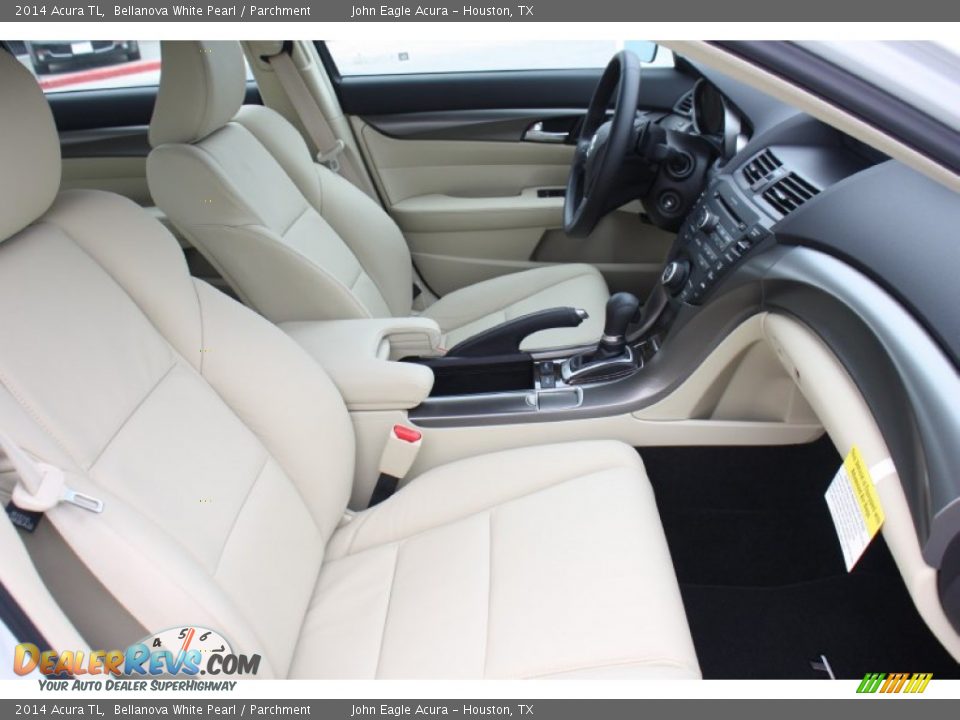 2014 Acura TL Bellanova White Pearl / Parchment Photo #19