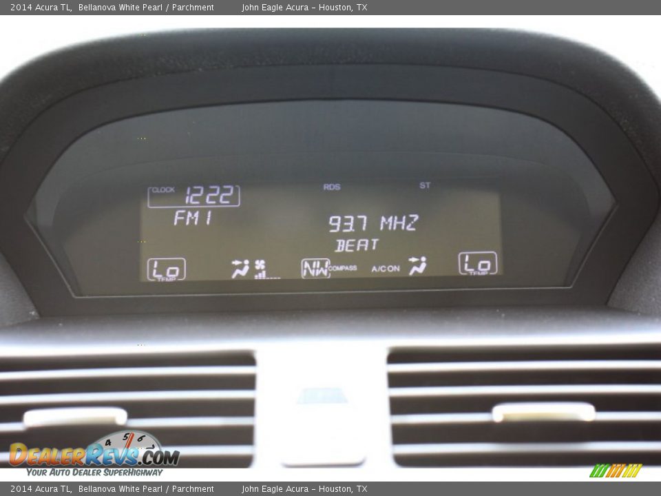 2014 Acura TL Bellanova White Pearl / Parchment Photo #29