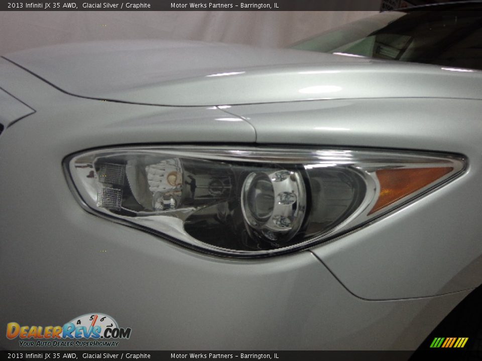 2013 Infiniti JX 35 AWD Glacial Silver / Graphite Photo #10