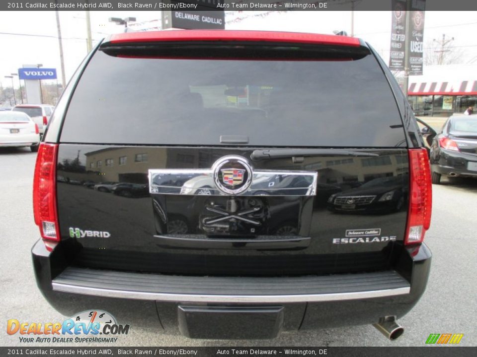 2011 Cadillac Escalade Hybrid AWD Black Raven / Ebony/Ebony Photo #5