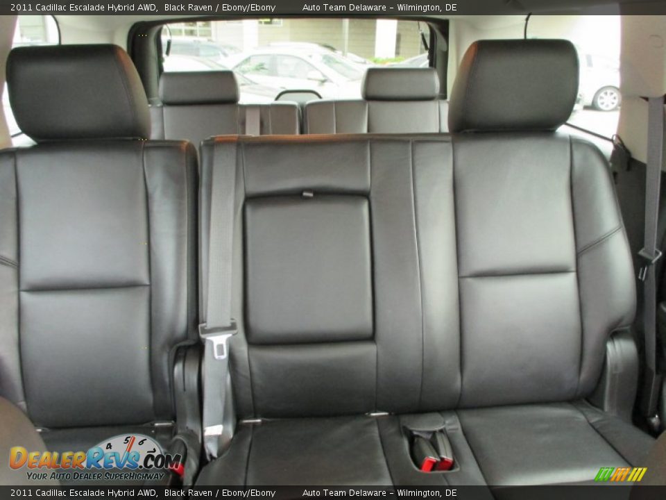 2011 Cadillac Escalade Hybrid AWD Black Raven / Ebony/Ebony Photo #22