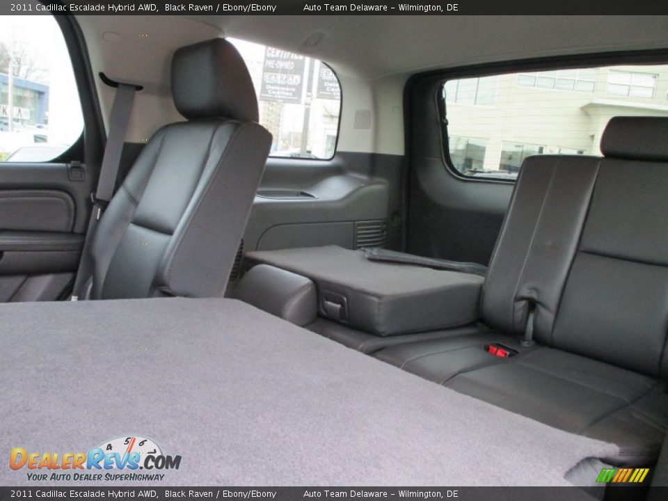 2011 Cadillac Escalade Hybrid AWD Black Raven / Ebony/Ebony Photo #24