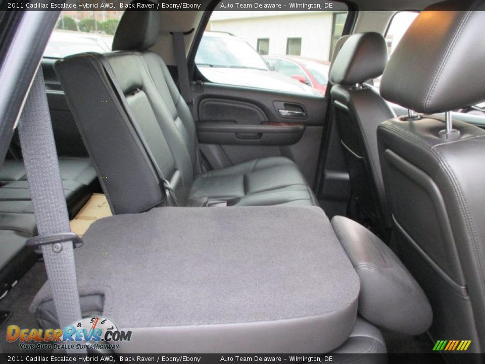 2011 Cadillac Escalade Hybrid AWD Black Raven / Ebony/Ebony Photo #25