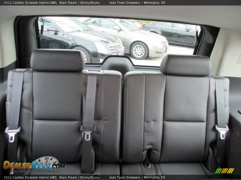 2011 Cadillac Escalade Hybrid AWD Black Raven / Ebony/Ebony Photo #26