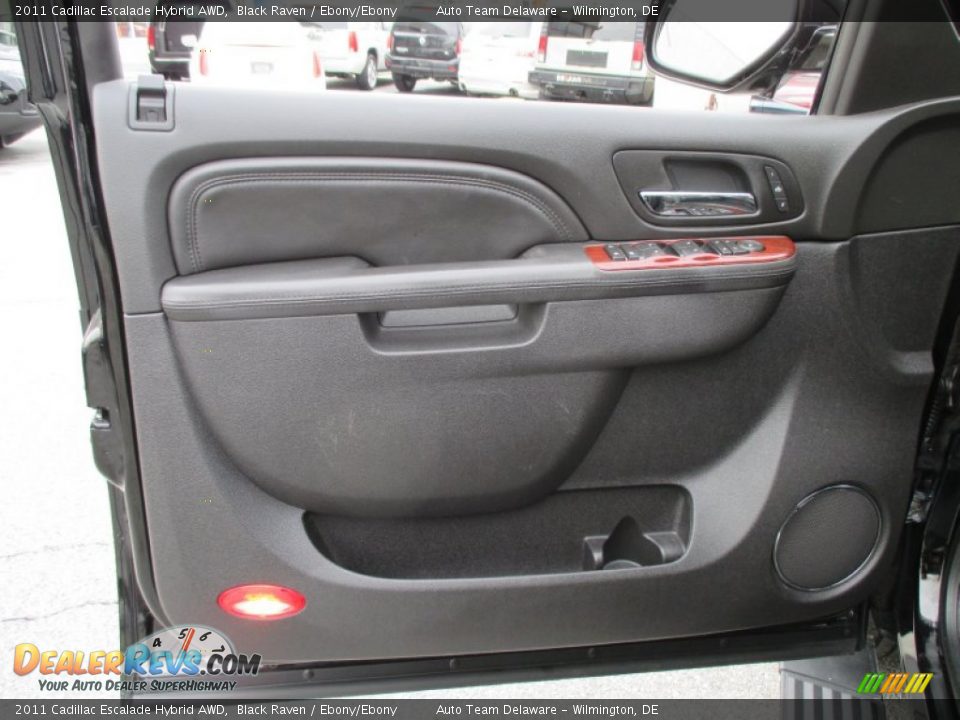 2011 Cadillac Escalade Hybrid AWD Black Raven / Ebony/Ebony Photo #29