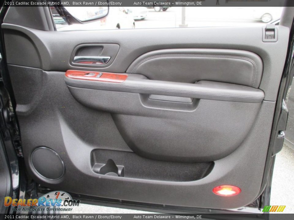 2011 Cadillac Escalade Hybrid AWD Black Raven / Ebony/Ebony Photo #32