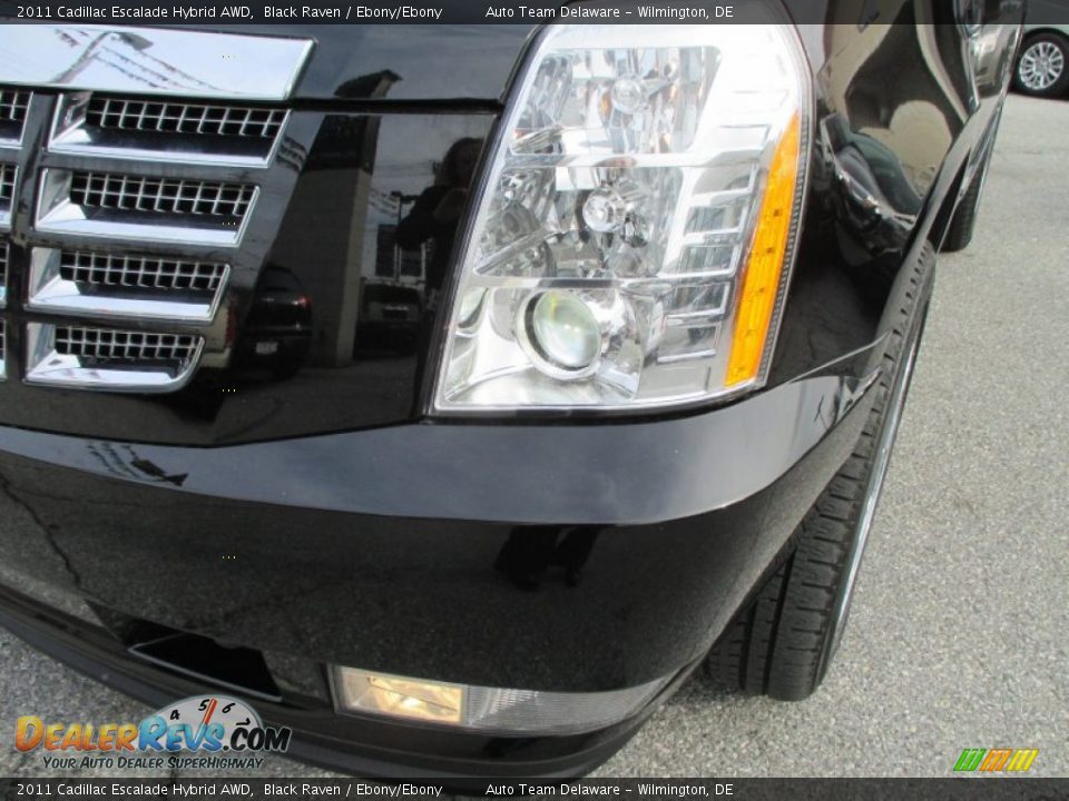 2011 Cadillac Escalade Hybrid AWD Black Raven / Ebony/Ebony Photo #33