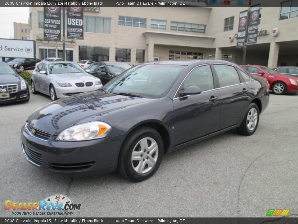 2008 Chevrolet Impala LS Slate Metallic / Ebony Black Photo #2