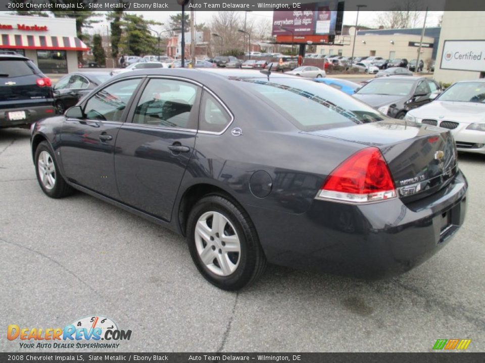 2008 Chevrolet Impala LS Slate Metallic / Ebony Black Photo #8