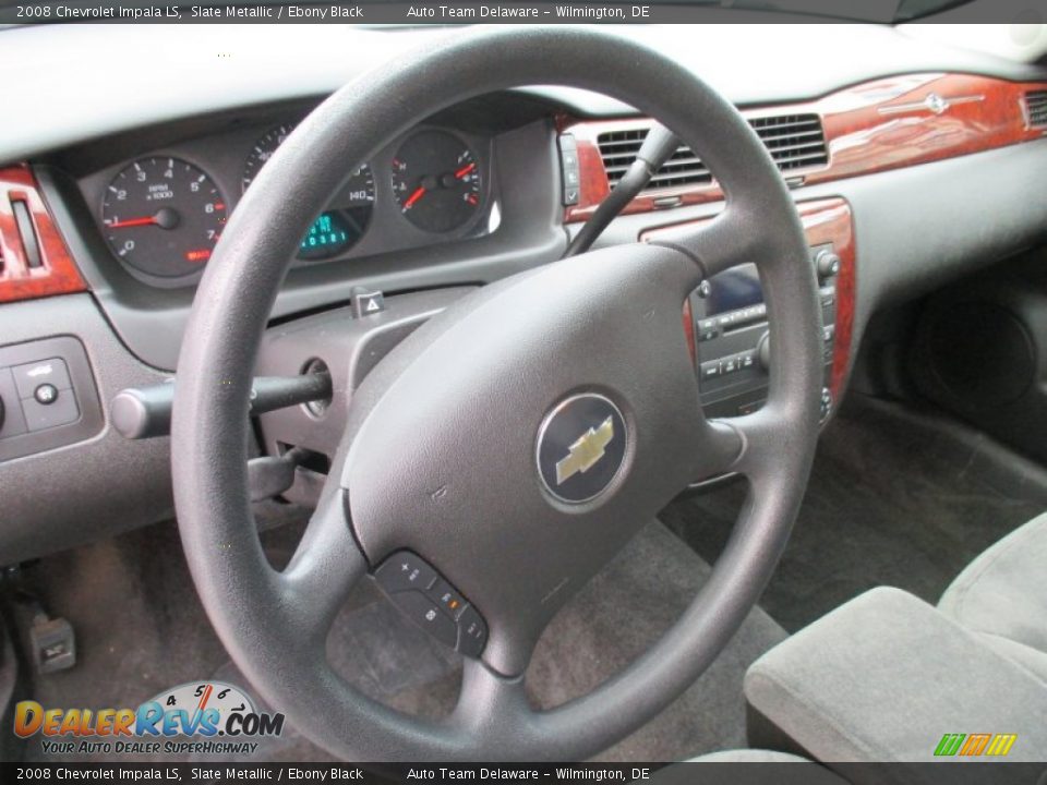 2008 Chevrolet Impala LS Slate Metallic / Ebony Black Photo #11