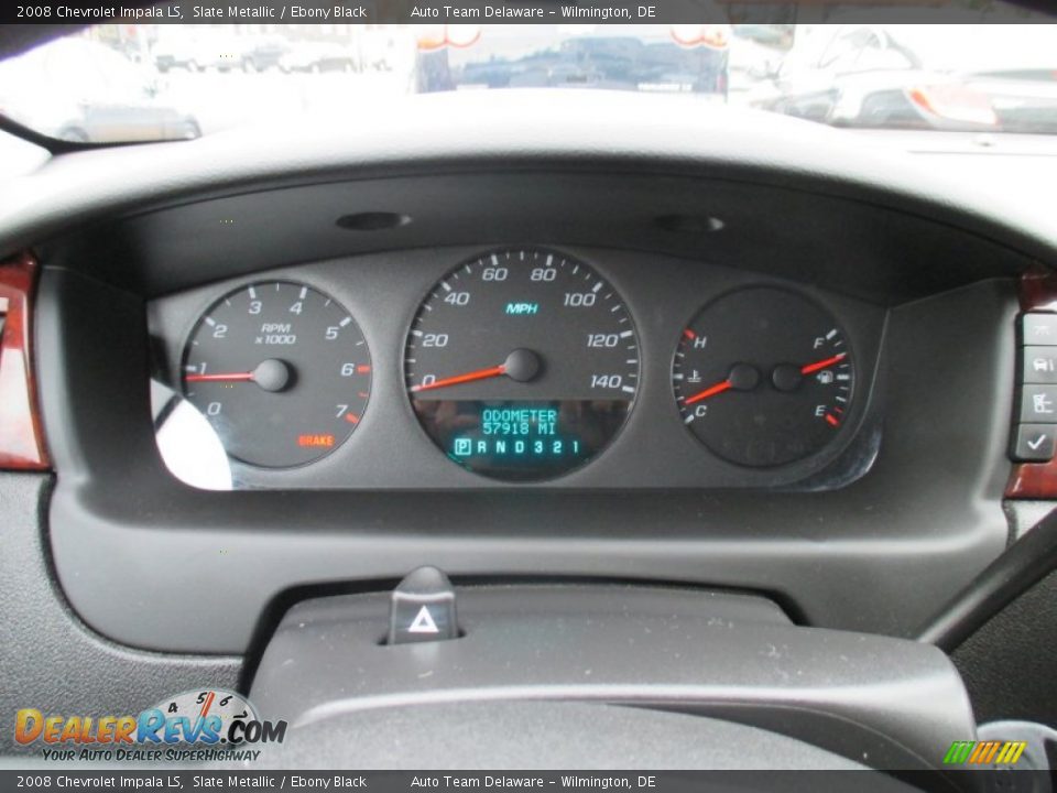 2008 Chevrolet Impala LS Slate Metallic / Ebony Black Photo #29