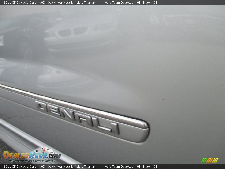 2011 GMC Acadia Denali AWD Quicksilver Metallic / Light Titanium Photo #33