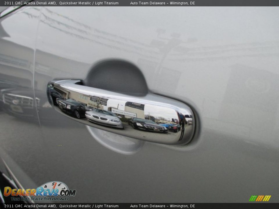 2011 GMC Acadia Denali AWD Quicksilver Metallic / Light Titanium Photo #34