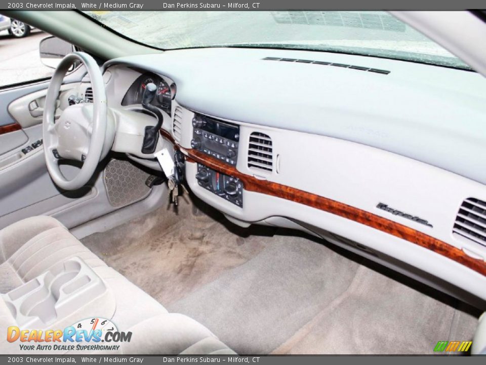 2003 Chevrolet Impala White / Medium Gray Photo #9