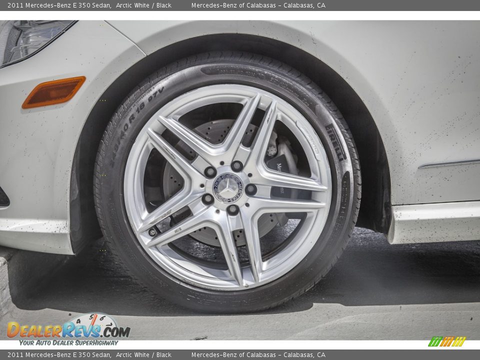 2011 Mercedes-Benz E 350 Sedan Arctic White / Black Photo #8