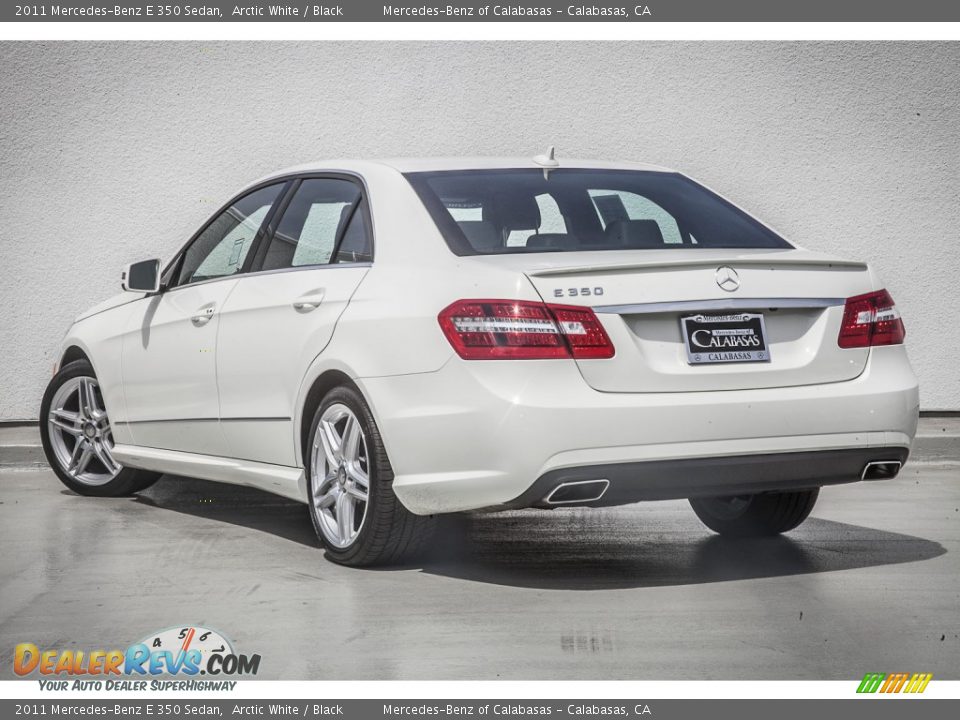 2011 Mercedes-Benz E 350 Sedan Arctic White / Black Photo #10