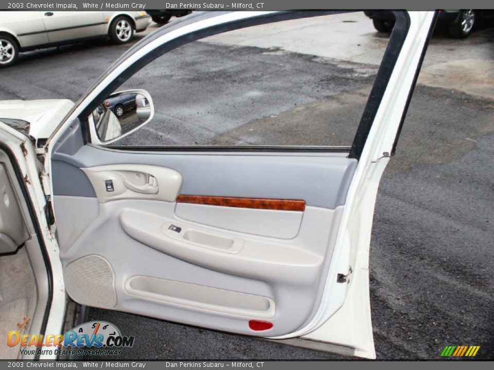 2003 Chevrolet Impala White / Medium Gray Photo #19