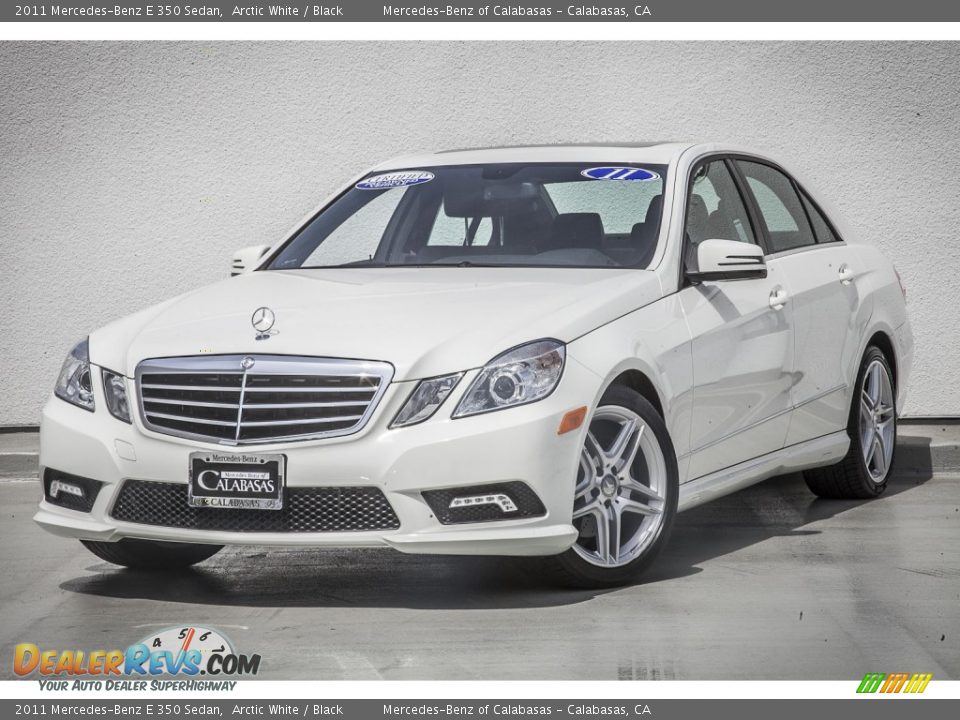 2011 Mercedes-Benz E 350 Sedan Arctic White / Black Photo #13