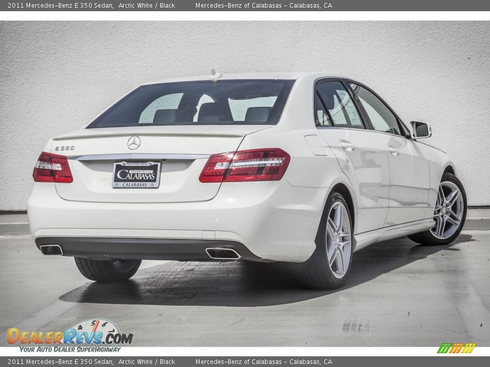 2011 Mercedes-Benz E 350 Sedan Arctic White / Black Photo #14