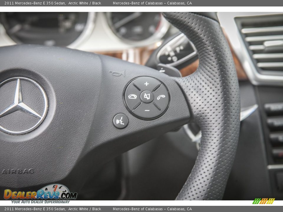 2011 Mercedes-Benz E 350 Sedan Arctic White / Black Photo #16
