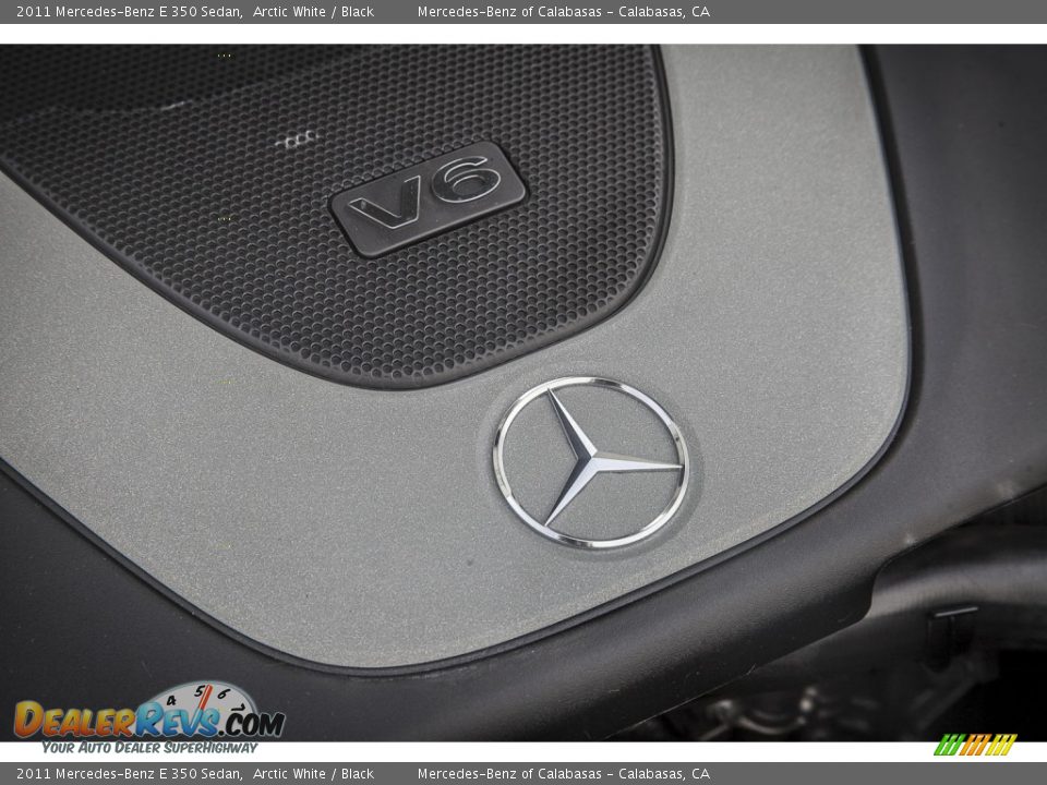 2011 Mercedes-Benz E 350 Sedan Arctic White / Black Photo #26
