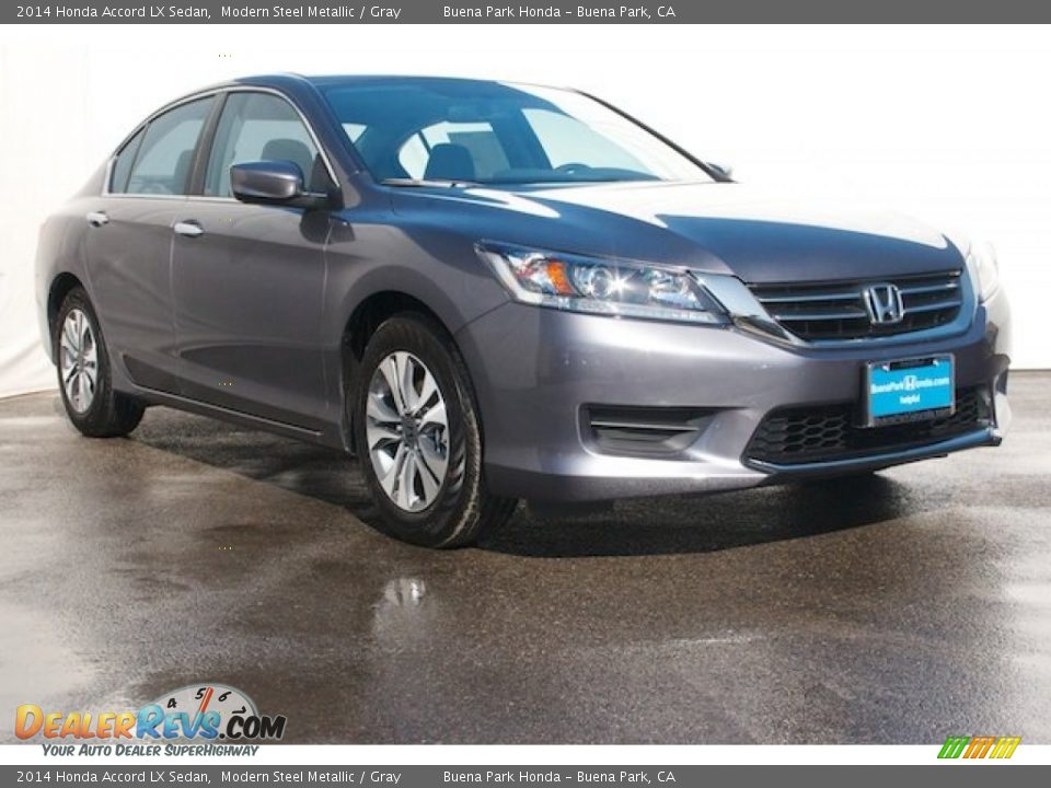 2014 Honda Accord LX Sedan Modern Steel Metallic / Gray Photo #1