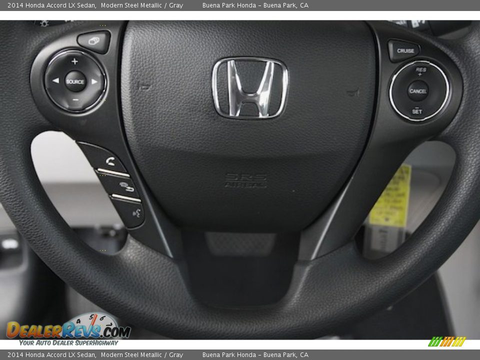 2014 Honda Accord LX Sedan Modern Steel Metallic / Gray Photo #10