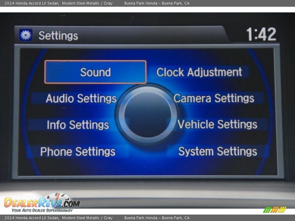 2014 Honda Accord LX Sedan Modern Steel Metallic / Gray Photo #14