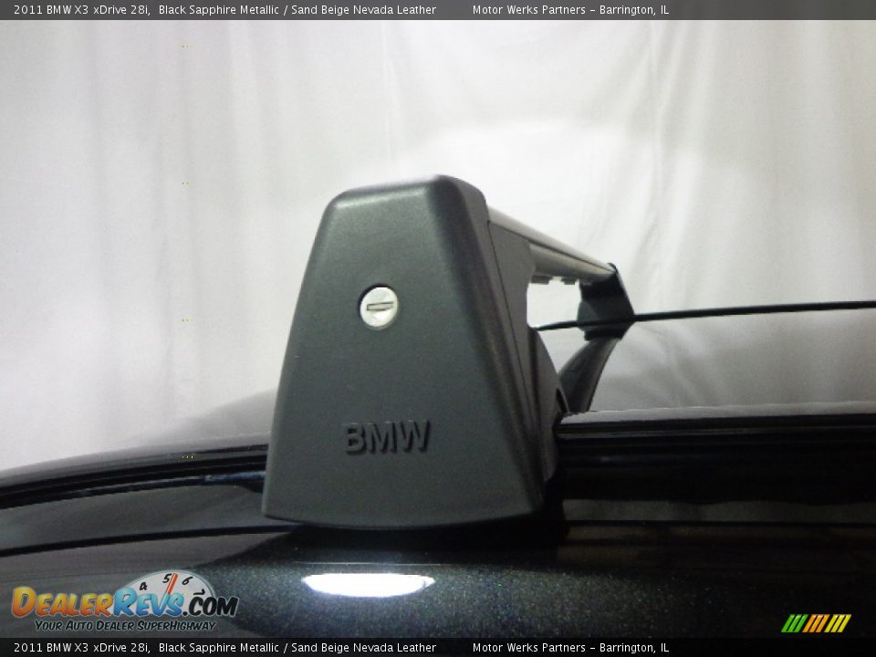 2011 BMW X3 xDrive 28i Black Sapphire Metallic / Sand Beige Nevada Leather Photo #21