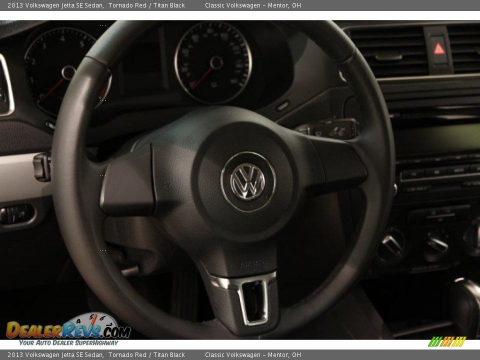 2013 Volkswagen Jetta SE Sedan Tornado Red / Titan Black Photo #6