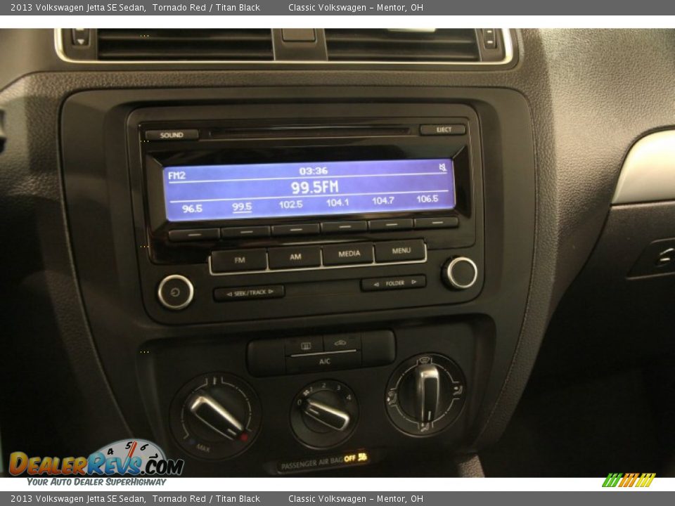 2013 Volkswagen Jetta SE Sedan Tornado Red / Titan Black Photo #8
