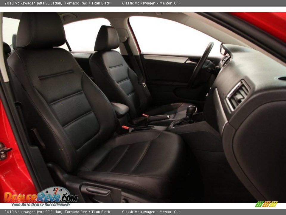 2013 Volkswagen Jetta SE Sedan Tornado Red / Titan Black Photo #10