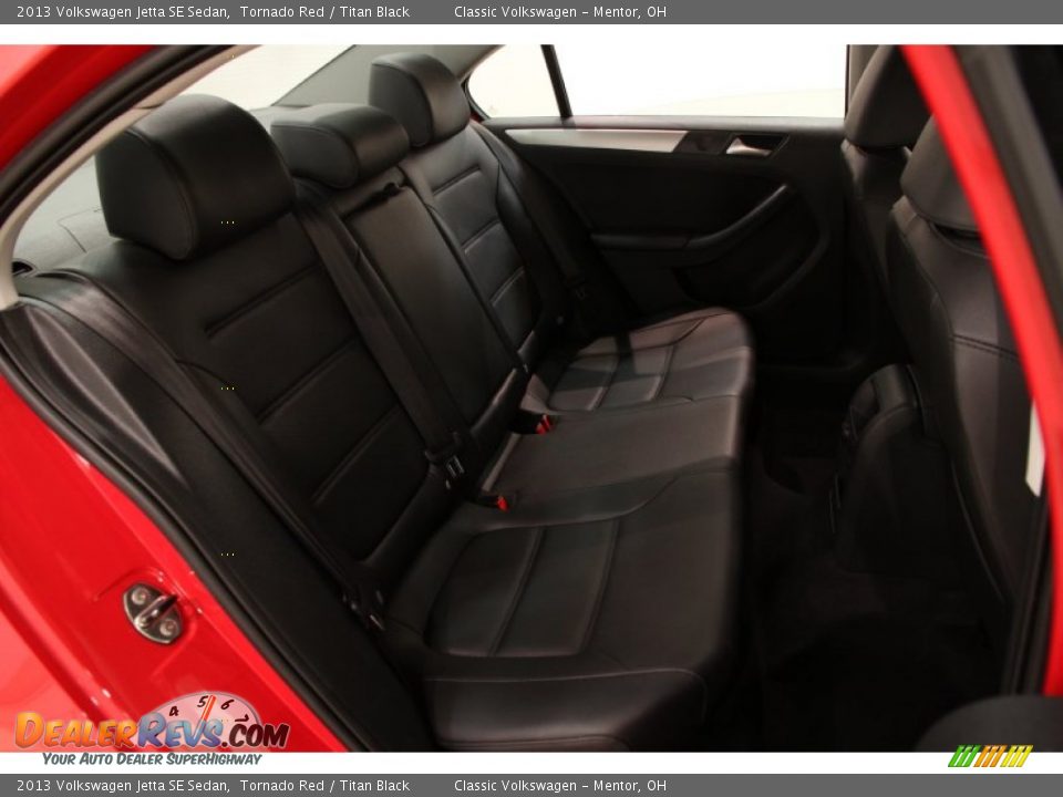 2013 Volkswagen Jetta SE Sedan Tornado Red / Titan Black Photo #11