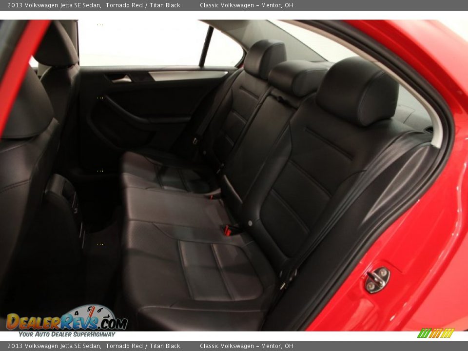 2013 Volkswagen Jetta SE Sedan Tornado Red / Titan Black Photo #12