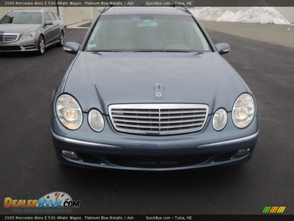 2006 Mercedes-Benz E 500 4Matic Wagon Platinum Blue Metallic / Ash Photo #5