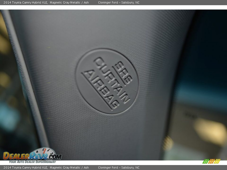 2014 Toyota Camry Hybrid XLE Magnetic Gray Metallic / Ash Photo #26