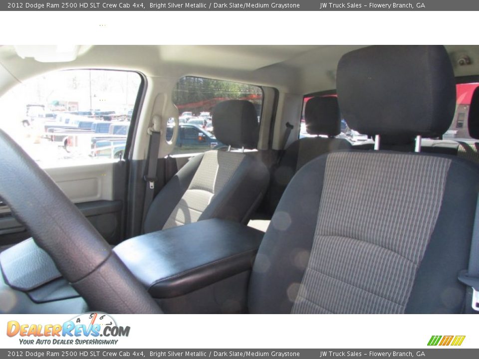 2012 Dodge Ram 2500 HD SLT Crew Cab 4x4 Bright Silver Metallic / Dark Slate/Medium Graystone Photo #17