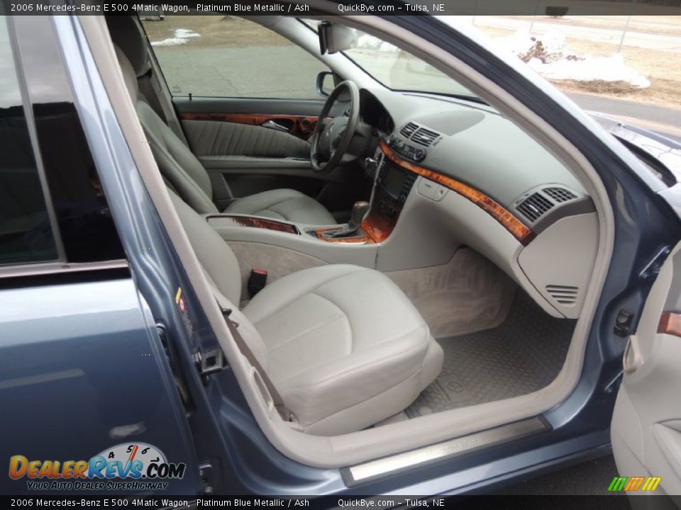 2006 Mercedes-Benz E 500 4Matic Wagon Platinum Blue Metallic / Ash Photo #19