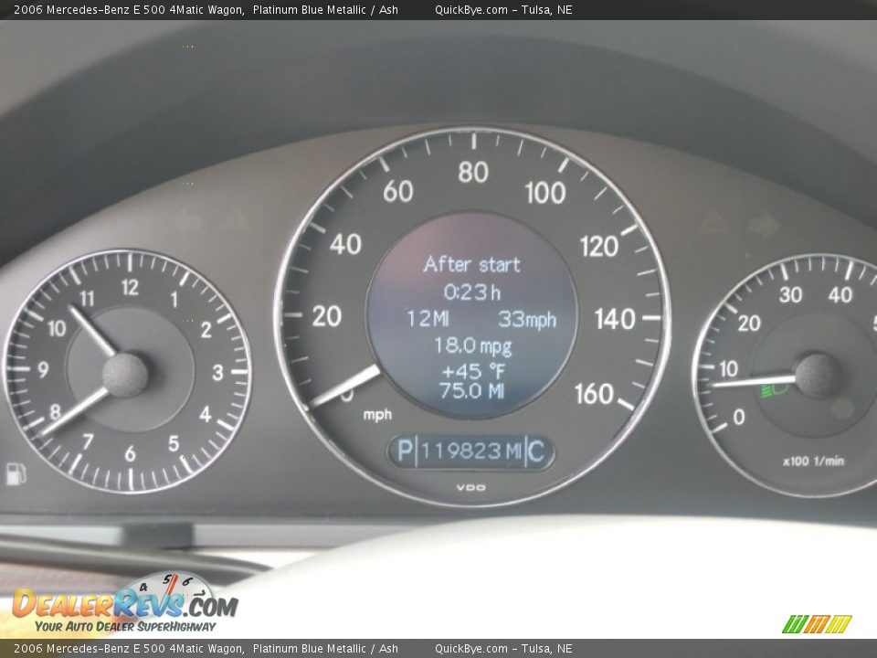 2006 Mercedes-Benz E 500 4Matic Wagon Platinum Blue Metallic / Ash Photo #20