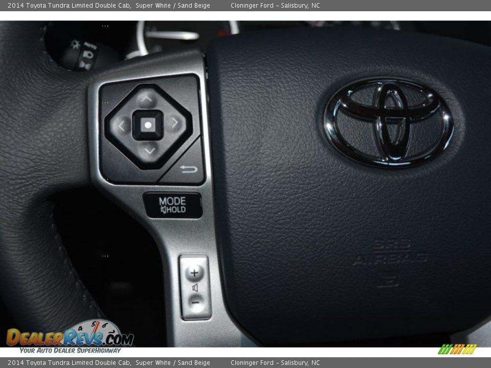 2014 Toyota Tundra Limited Double Cab Super White / Sand Beige Photo #23