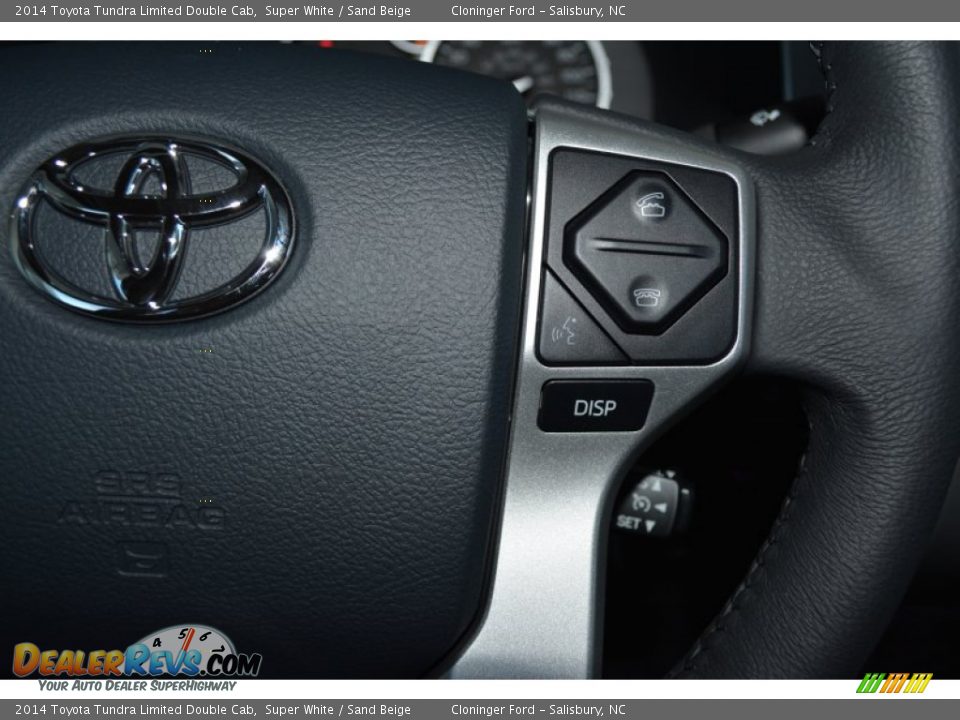 2014 Toyota Tundra Limited Double Cab Super White / Sand Beige Photo #24