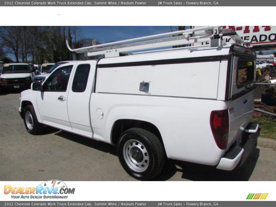 2012 Chevrolet Colorado Work Truck Extended Cab Summit White / Medium Pewter Photo #5