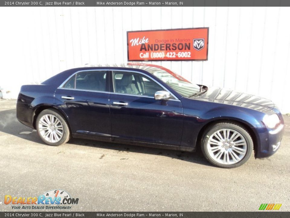 2014 Chrysler 300 C Jazz Blue Pearl / Black Photo #2