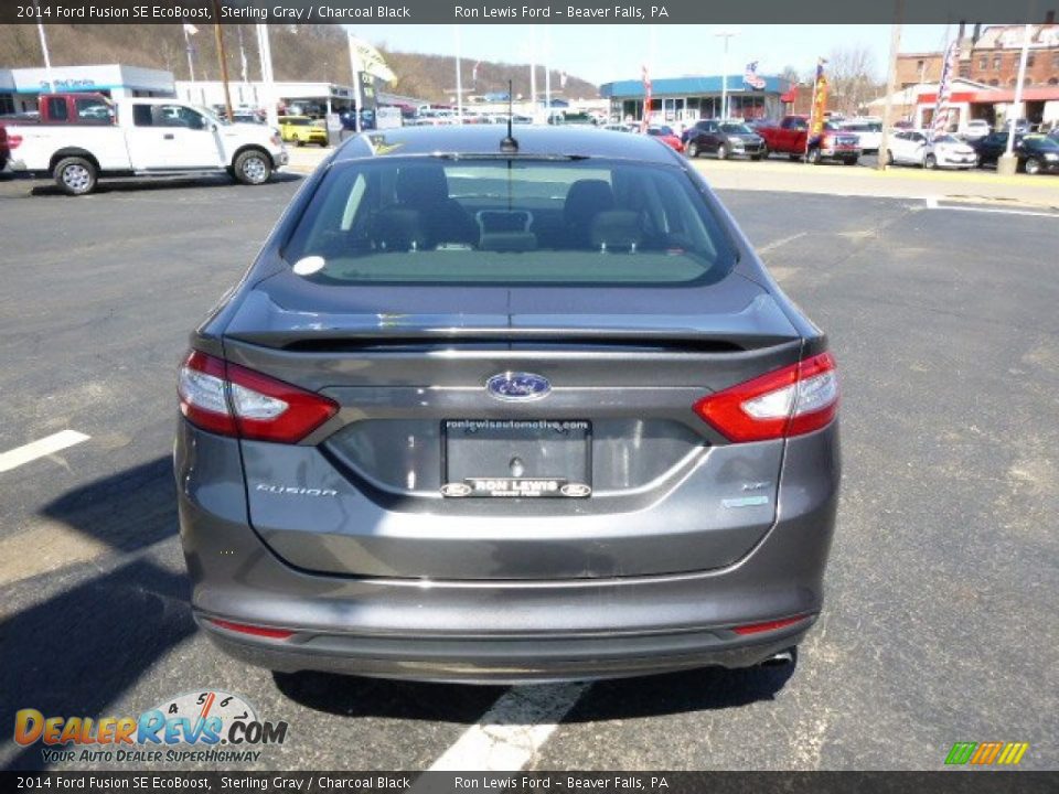 2014 Ford Fusion SE EcoBoost Sterling Gray / Charcoal Black Photo #7