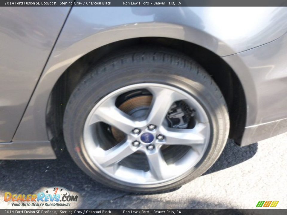 2014 Ford Fusion SE EcoBoost Sterling Gray / Charcoal Black Photo #9