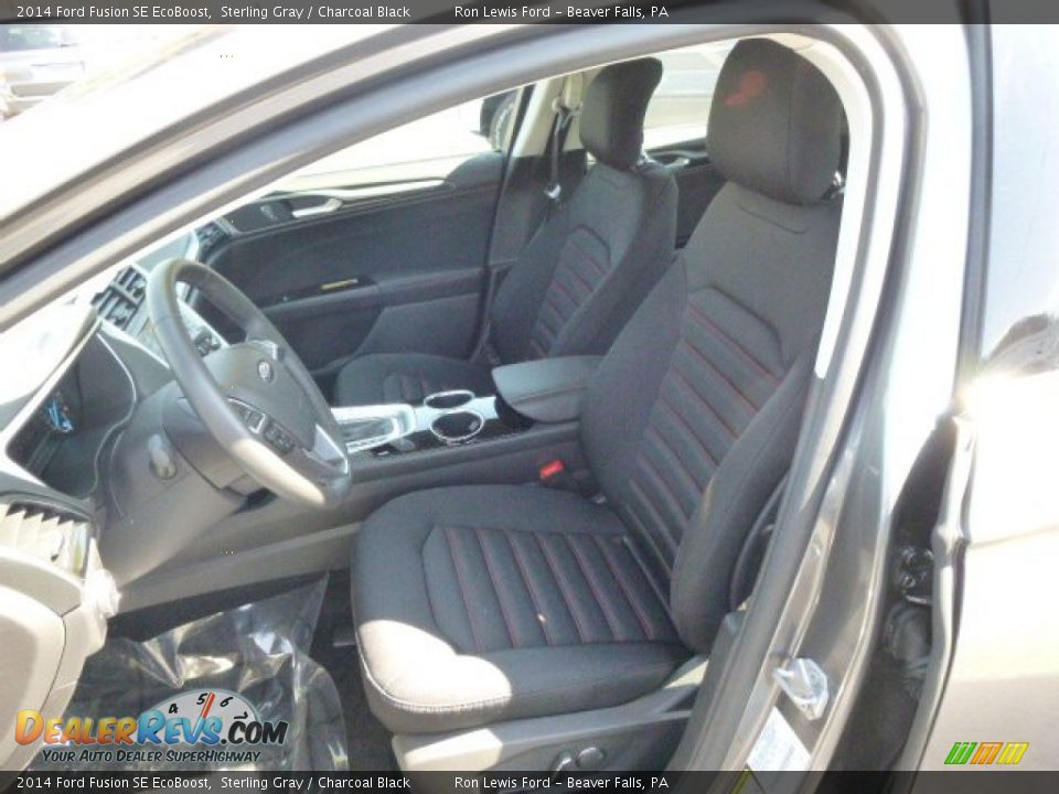 2014 Ford Fusion SE EcoBoost Sterling Gray / Charcoal Black Photo #10