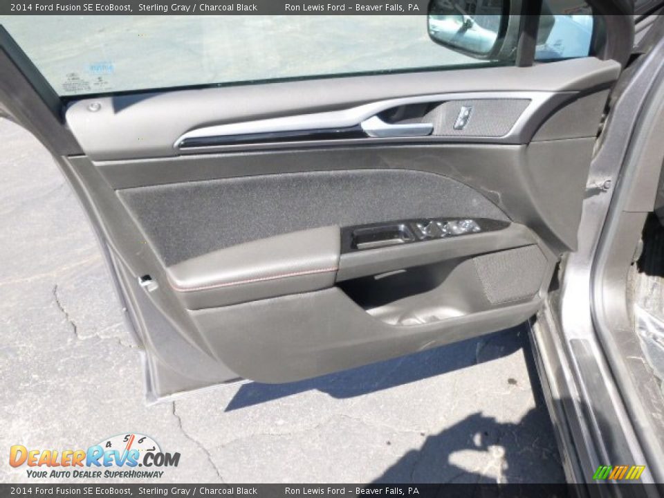 2014 Ford Fusion SE EcoBoost Sterling Gray / Charcoal Black Photo #11